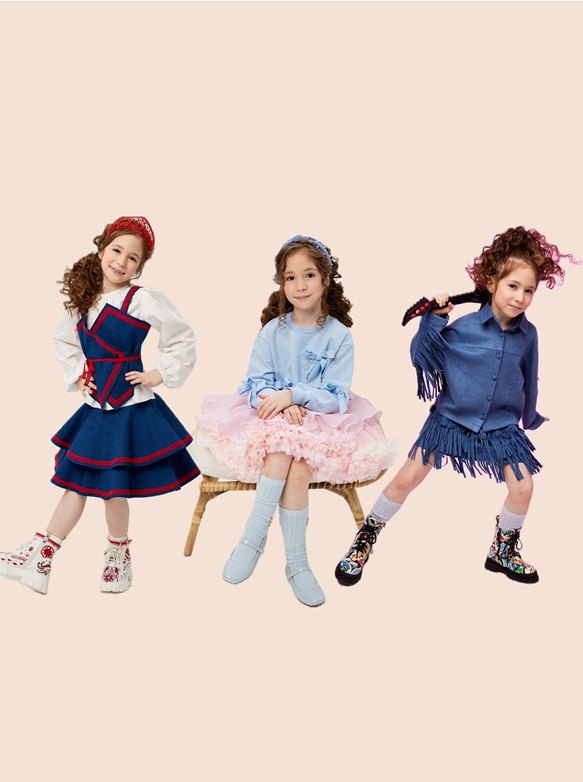 Alisa Di in three looks