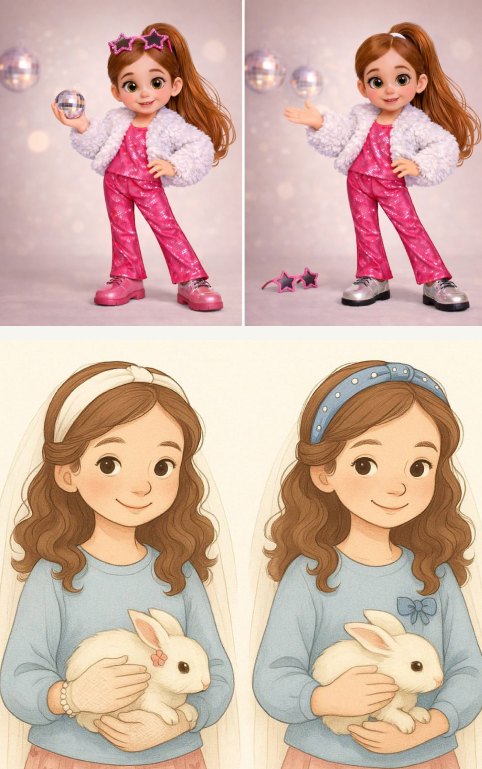 Spot the differences